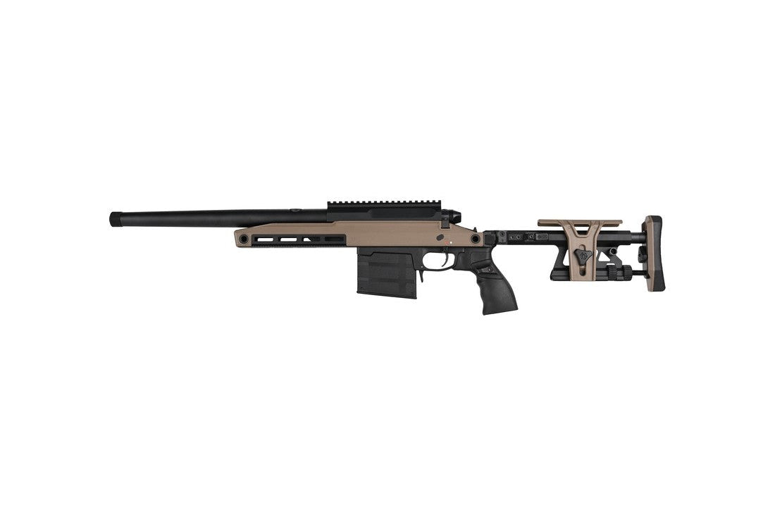 TAC-41-A2 Bolt Action Rifle, aluminium chassis & aluminium stock, FDE