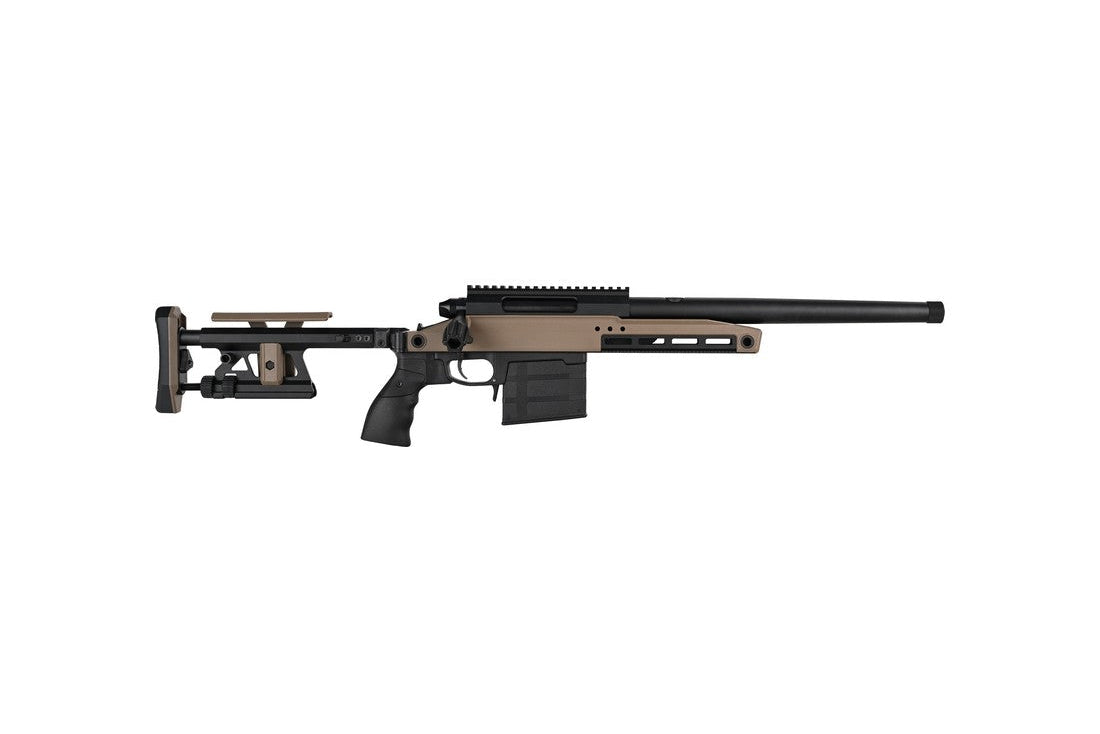 TAC-41-A2 Bolt Action Rifle, aluminium chassis & aluminium stock, FDE
