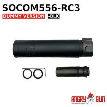 SOCOM556-RC3 DUMMY SILENCER BLACK (FULL MARKING VERSION) – Skirmshop
