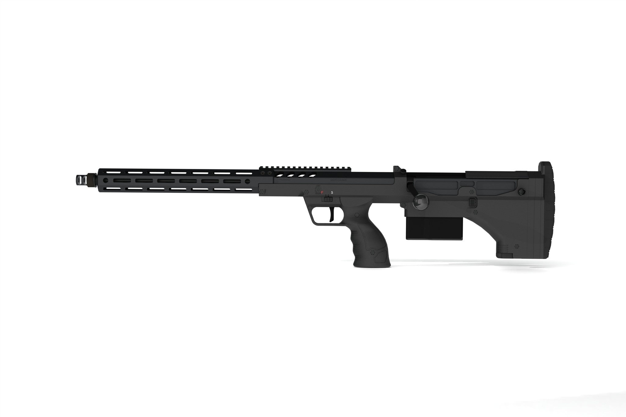 Desert Tech SRS A2/M2 22'' Barrel - Black, Left Handed
