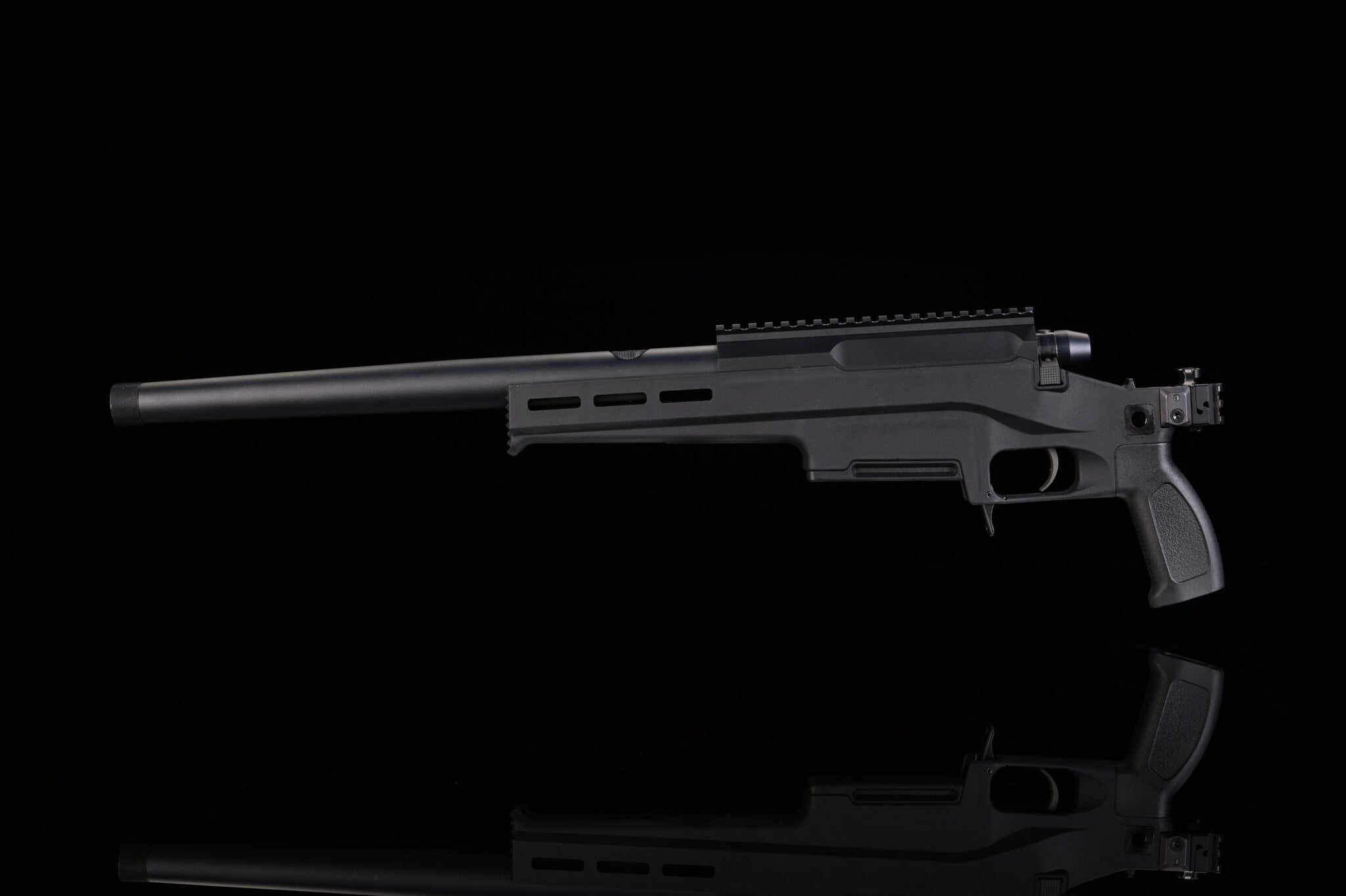 Fusil à verrou TAC-41L, châssis léger, sans crosse, noir