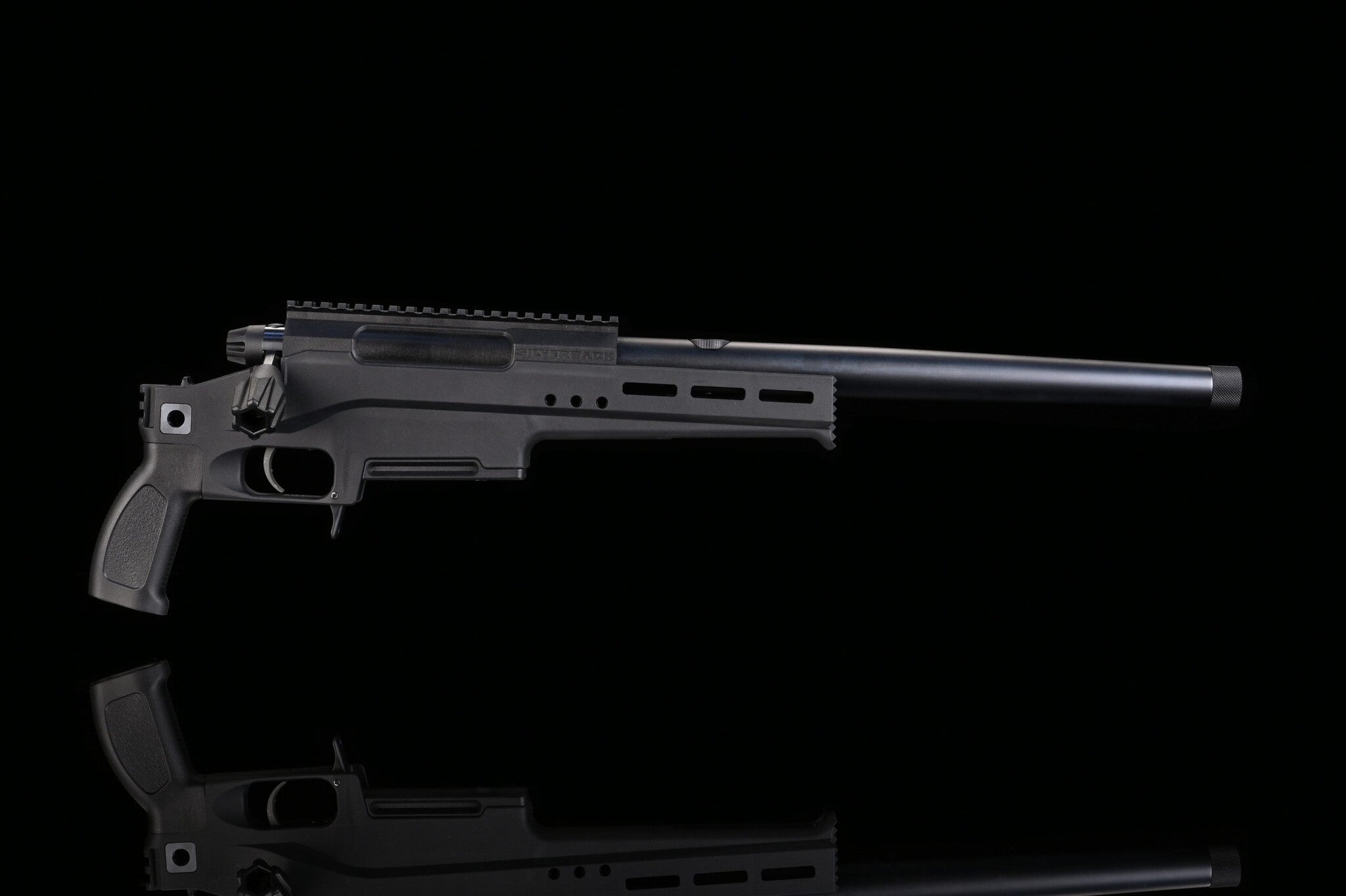 TAC-41L Bolt Action Rifle, Lite chassis, no stock, Sport version, Black