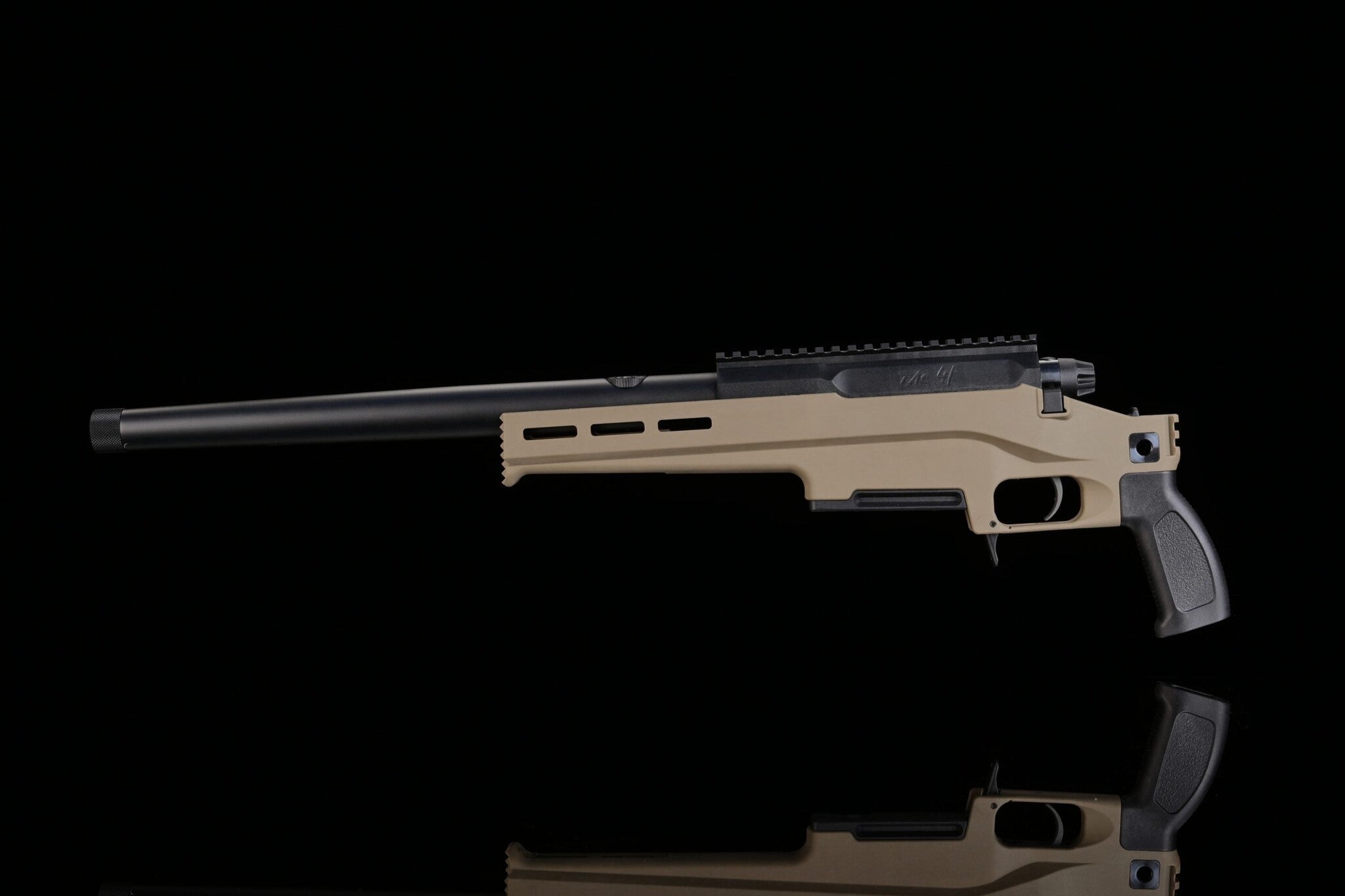 TAC-41L Bolt Action Rifle, Lite chassis, no stock, Sport version, FDE