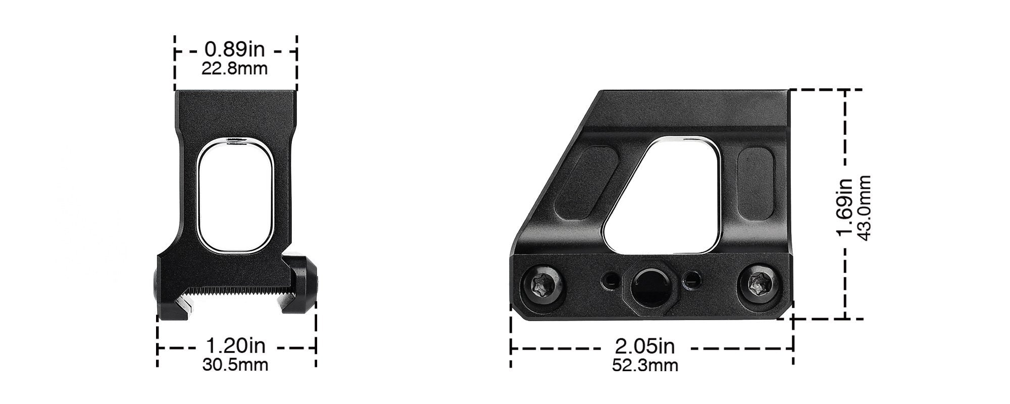 FT MRDS With RMR Adapter High Plates Set – Black + Black