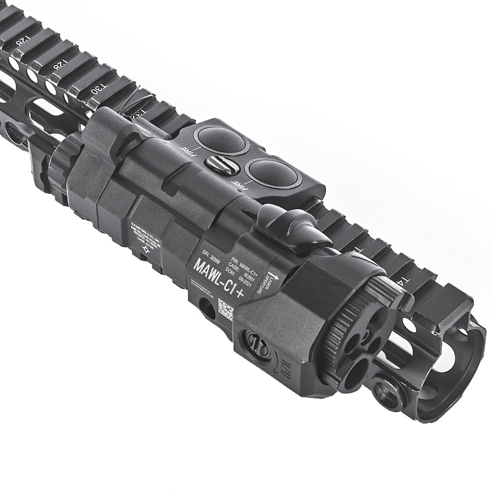 MAWL-C1 - IR + Red Laser - Black (Polymer Version)