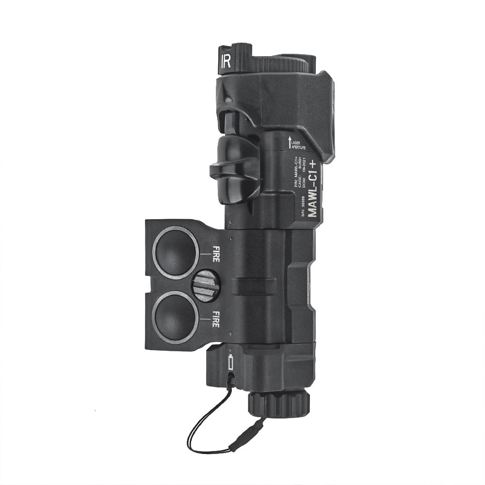 MAWL-C1 - IR + Red Laser - Black (Polymer Version)