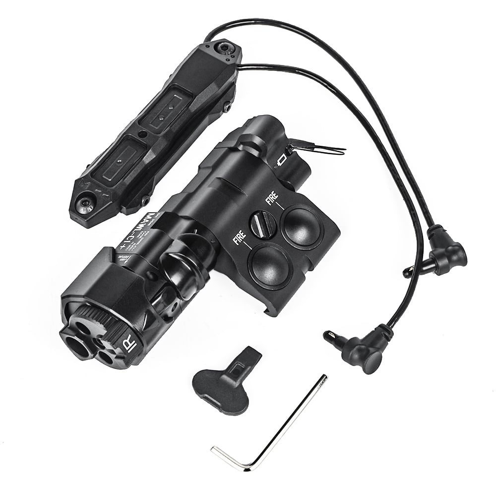 MAWL-C1 - IR + Green Laser + Dual Remote Switch - Black (Metal Version)