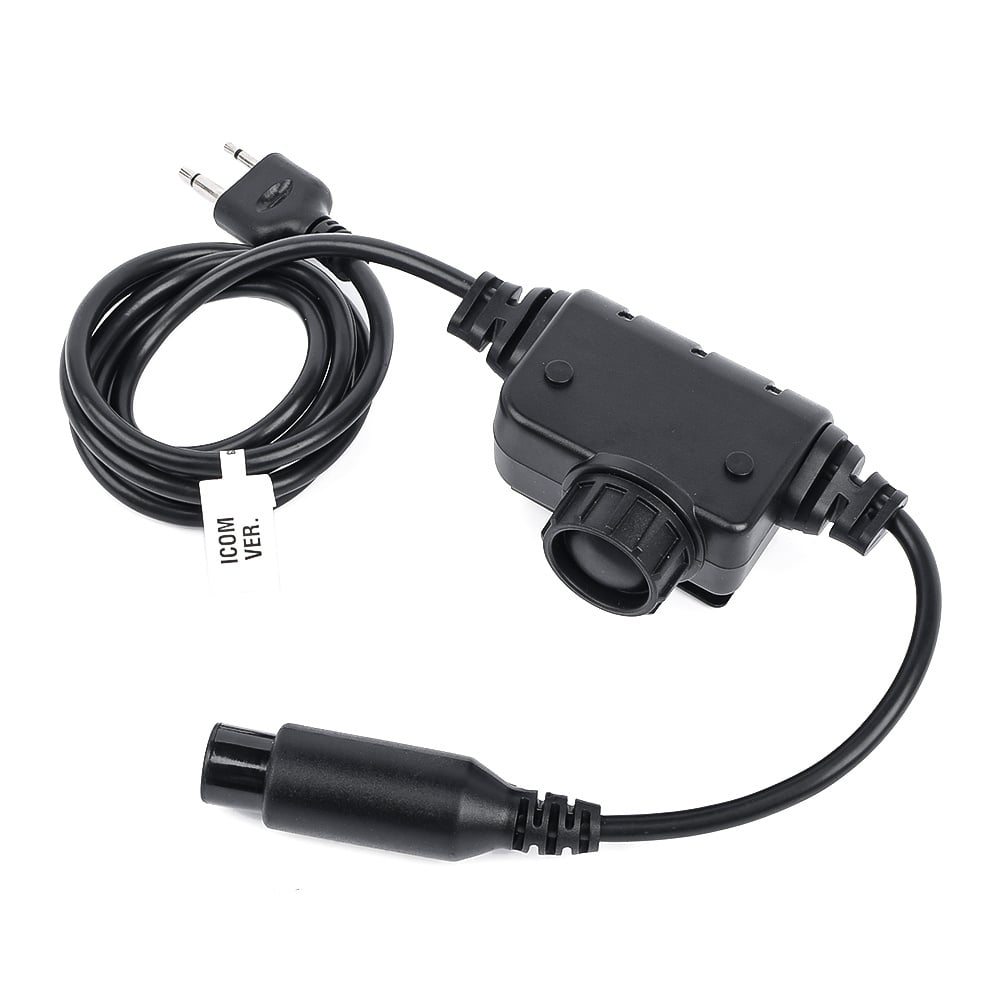 RAC PTT Icom - Black