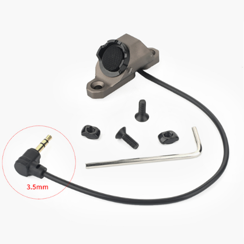 UT Hot Button Switch KeyMod & M-LOK Rail (3.5mm Plug) - Black