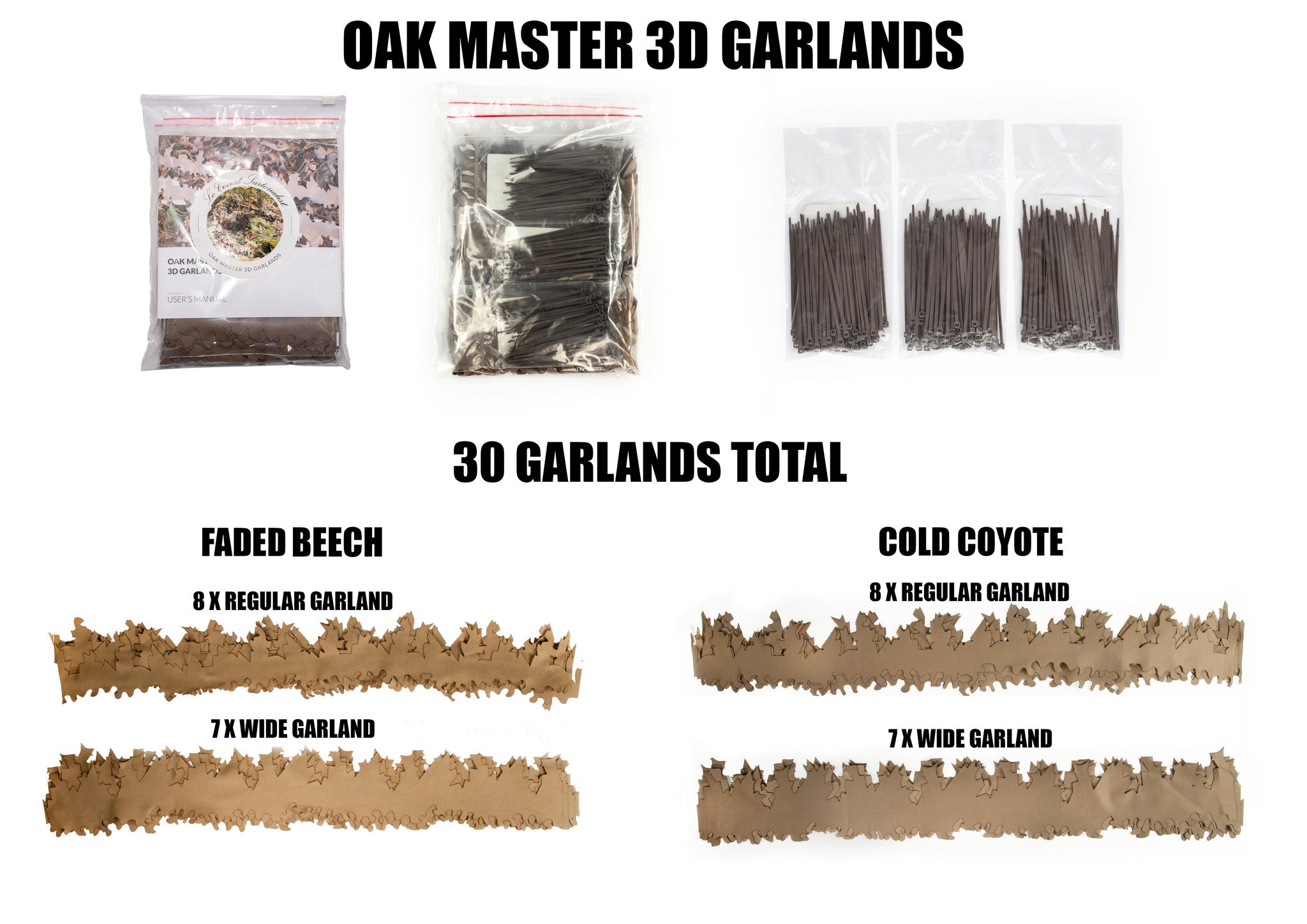 Oak Master 3D Garlands