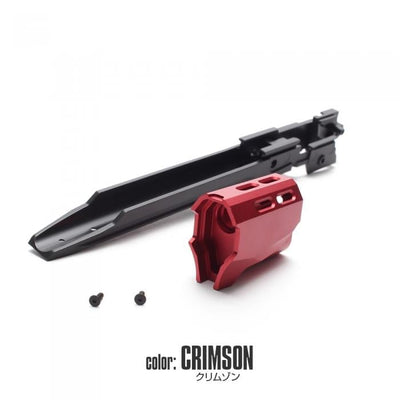 TM Hi-Capa Custom Lower Frame R Edge 5.1 & Compensator - Red