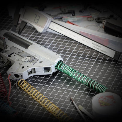 Ressort non linéaire à code couleur MS135 - Rouge