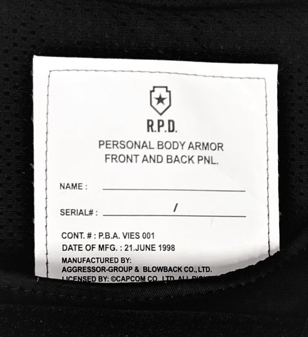 Resident Evil 2 RPD Soft Armor Vest