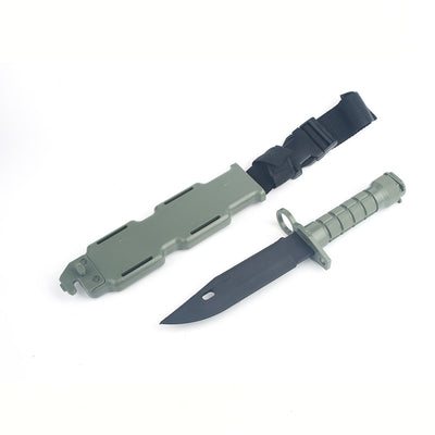 M9 Kunststoffmesser mit Scheide (OD/BK/DE)