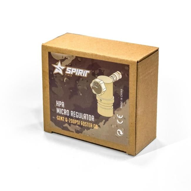 HPA Micro Regulator Spirit Field G2 0-200psi Foster Black