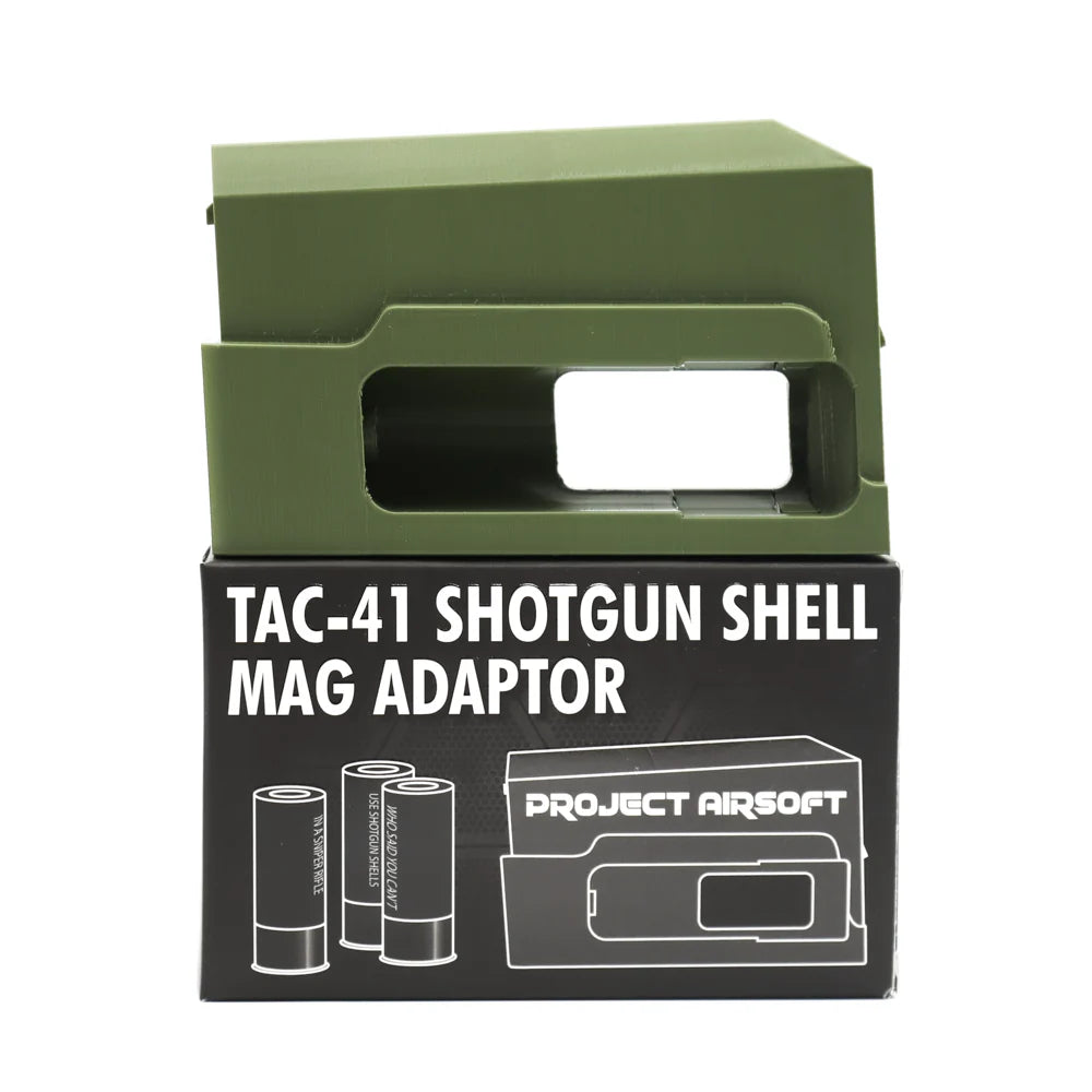 Adaptateur TAC-41 pour chargeur de cartouches de fusil de chasse - VERT OD