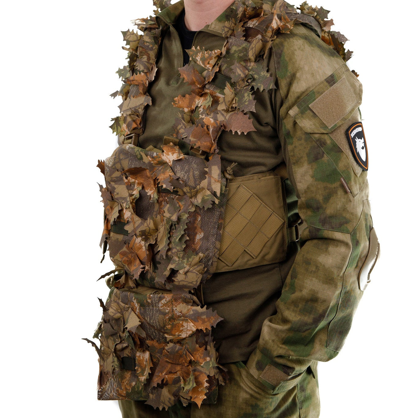 Complete Chest Rig + HPA/Hydration Backpack  + Brown Oak Covers (Near Infrared Treated)