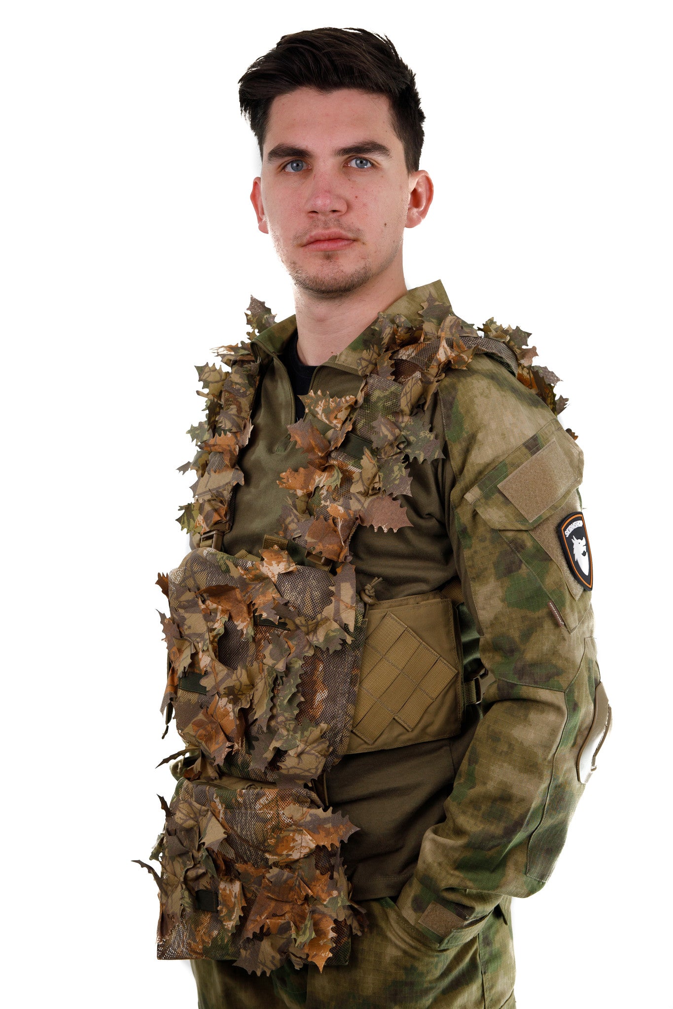 Complete Chest Rig + HPA/Hydration Backpack  + Brown Oak Covers (Near Infrared Treated)