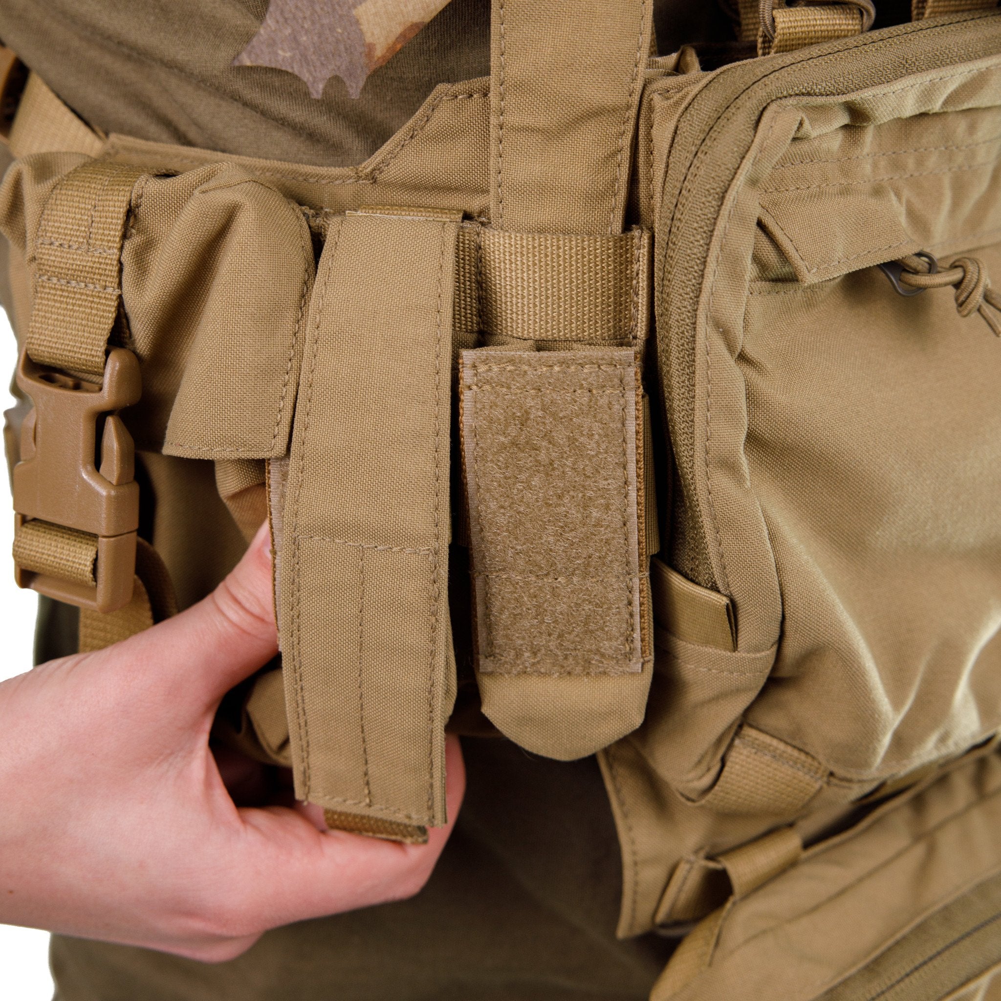 Complete Chest Rig + HPA/Hydration Backpack  + Brown Oak Covers (Near Infrared Treated)