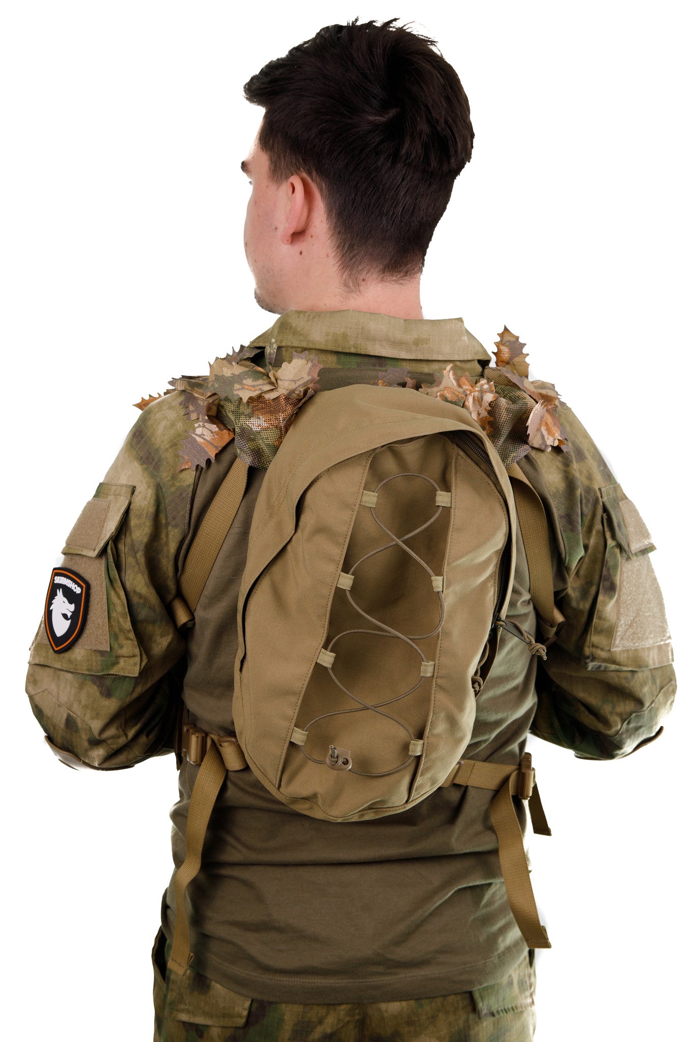 Complete Chest Rig + HPA/Hydration Backpack  + Brown Oak Covers (Near Infrared Treated)