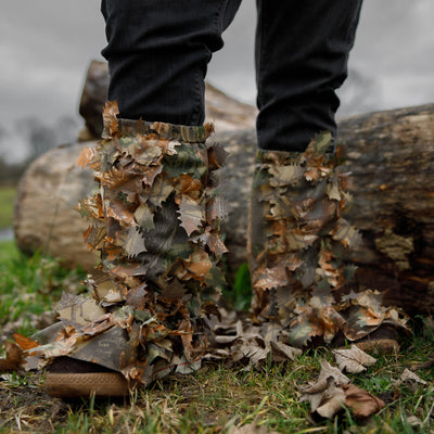 Brown Oak Leaf Gaiters