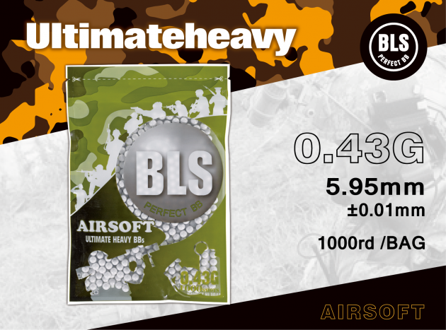 0.43 BIO Ultimate Heavy BBs 1000rds