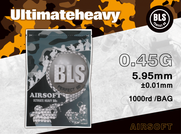 0.45 BIO Ultimate Heavy BBs 1000rds
