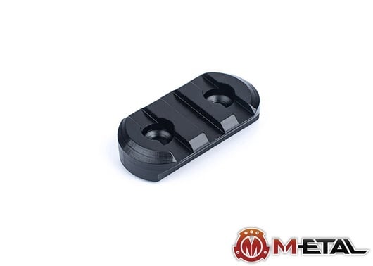 3-Slot M-LOK CNC-gefräste Aluminiumschiene, abgerundet