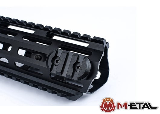 3-Slot M-LOK CNC-gefräste Aluminiumschiene, abgerundet