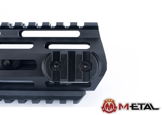 3-Slot M-LOK CNC-gefräste Aluminiumschiene, abgerundet