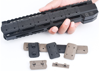 Type 2 M-LOK Rail Covers - Dark Earth