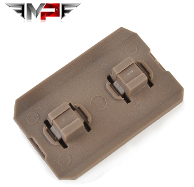 Type 2 M-LOK Rail Covers - Dark Earth