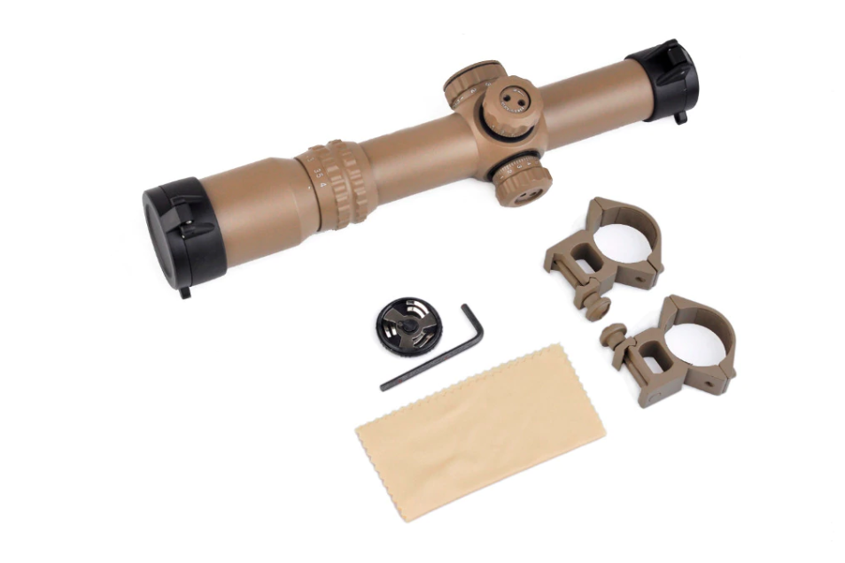 1-4x24SE Tactical Scope - Dark Earth (Red/Green Reticle)