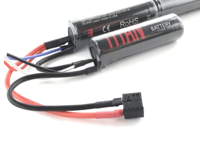Lithium Ion 2600mAh 11.1v Nunchuck T-Plug -  Deans