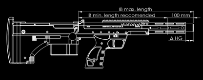 Carbon Barrel Extension - M size