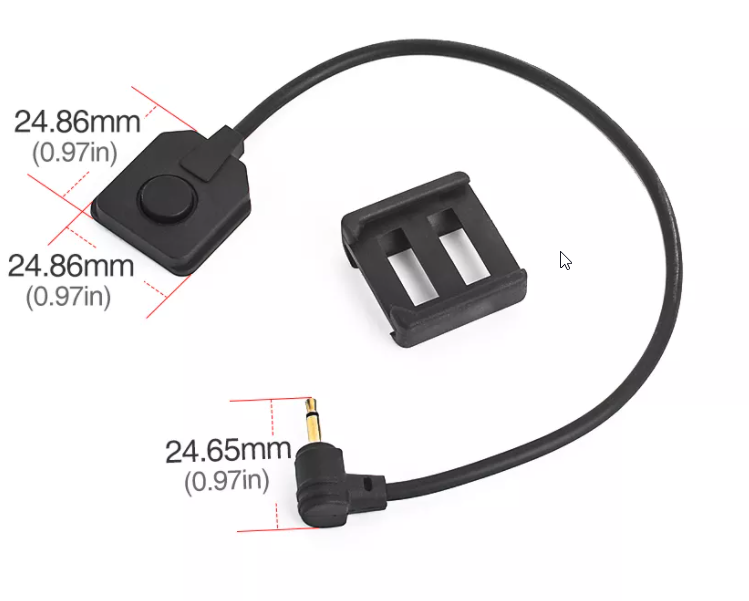 PEQ15/M3X/DBAL/NGAL Remote Switch (2.5MM)