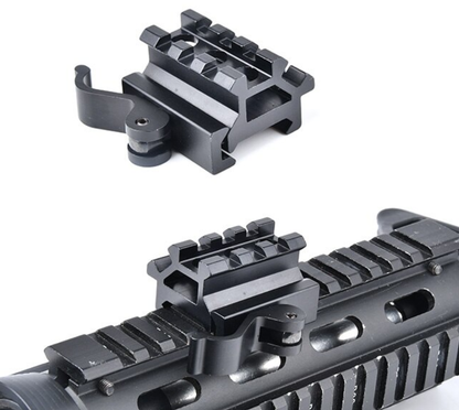 1 Inch Rail Mount Riser with 45° Rail (Quick Detachable)