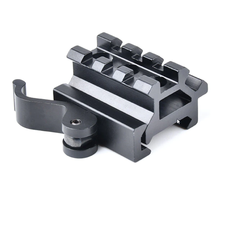 1 Inch Rail Mount Riser with 45° Rail (Quick Detachable)