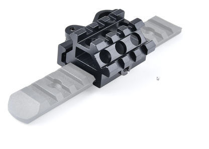 1 Inch Rail Mount Riser with 45° Rail (Quick Detachable)