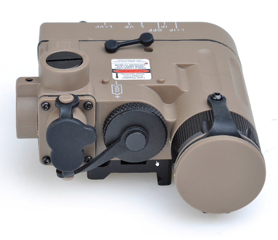 PEQ tactique DBAL-D2 (laser rouge + IR et lumière blanche) - (polymère) - DE