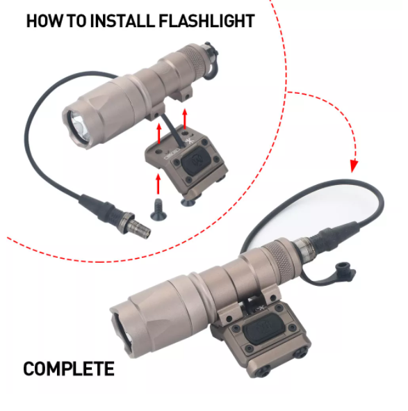 Tactical ML ModButton (SureFire Plug) - Black