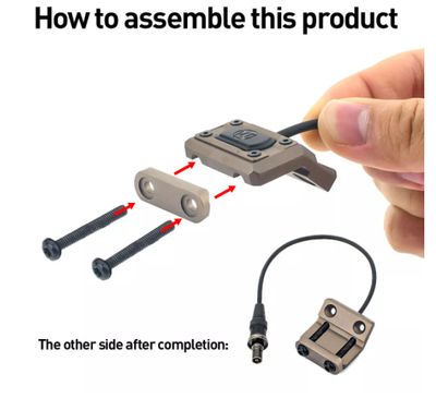 Tactical ML ModButton (SureFire Plug) - Black