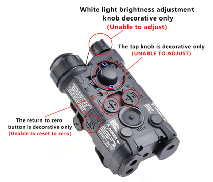 NGAL Green Laser with LED Light (Plastic Version) - Black