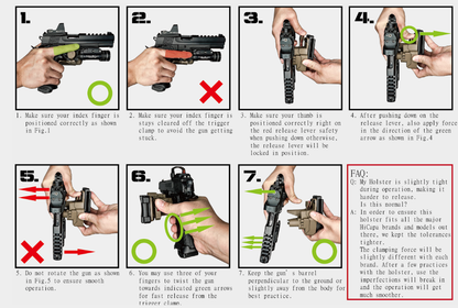 Étui Hi-Capa High Speed ​​- Noir