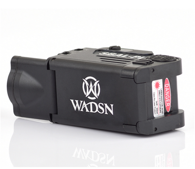SBAL-PL Roter Laser und LED-Waffenlampe – Schwarz