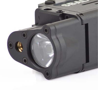 SBAL-PL Roter Laser und LED-Waffenlampe – Schwarz