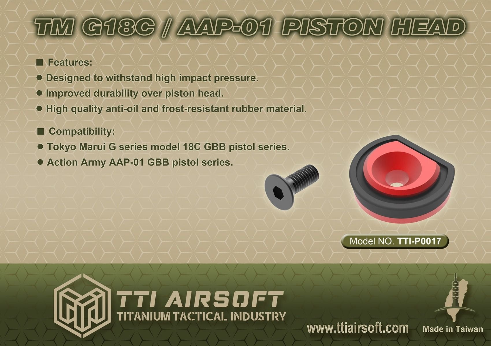 AAP-01 Piston Head