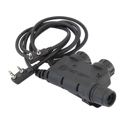 Tactical Dual Communication U94 V2 PTT-Kenwood  Black