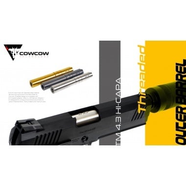 4.3 Threaded Outer  Barrel (.45 marking) - Gold