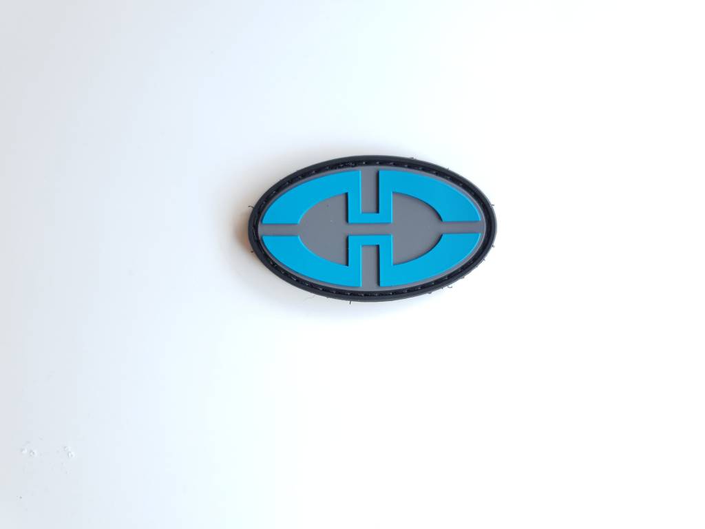 Desert Tech Logo-Aufnäher (Blau/Schwarz)